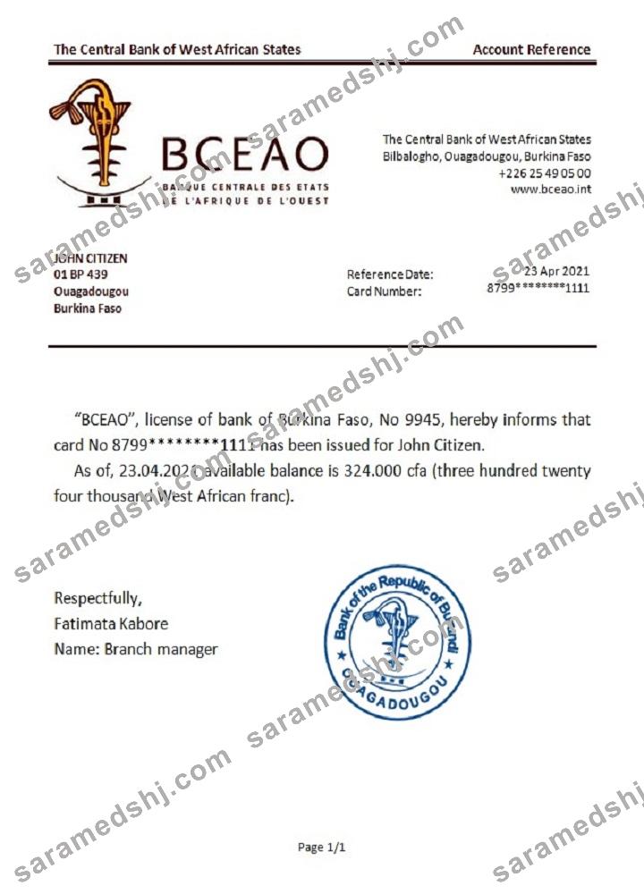 Burkina Faso_The Central Bank of West African States_reference